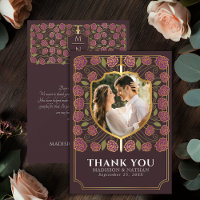 Mauve Sword & Shield Mediaeval Fantasy Wedding