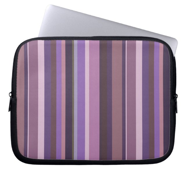 Mauve vertical laptop sleeve (Front)