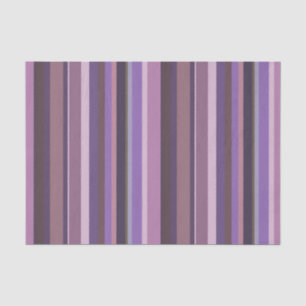 Mauve vertical stripes tissue paper