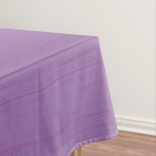 Mauve with Small Pinstriped Design Tablecloth