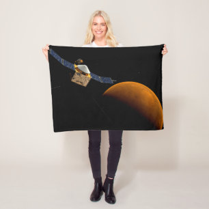 Maven Spacecraft. Fleece Blanket