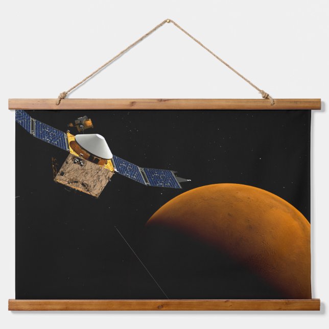 Maven Spacecraft. Hanging Tapestry (Front)