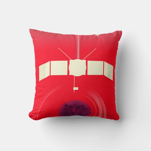 MAVEN - to Mars space art. Cushion (Front)