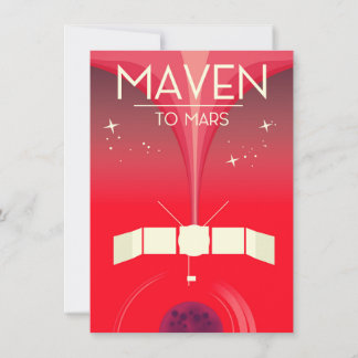 MAVEN - to Mars space art. Invitation