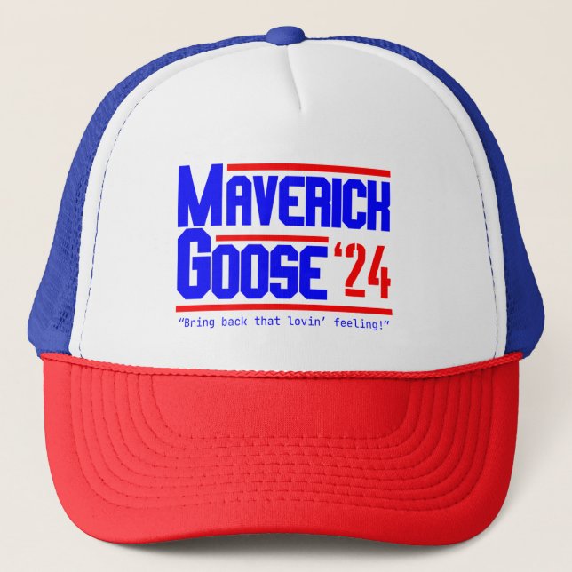 Maverick and Goose Campaign Trucker Hat (Front)