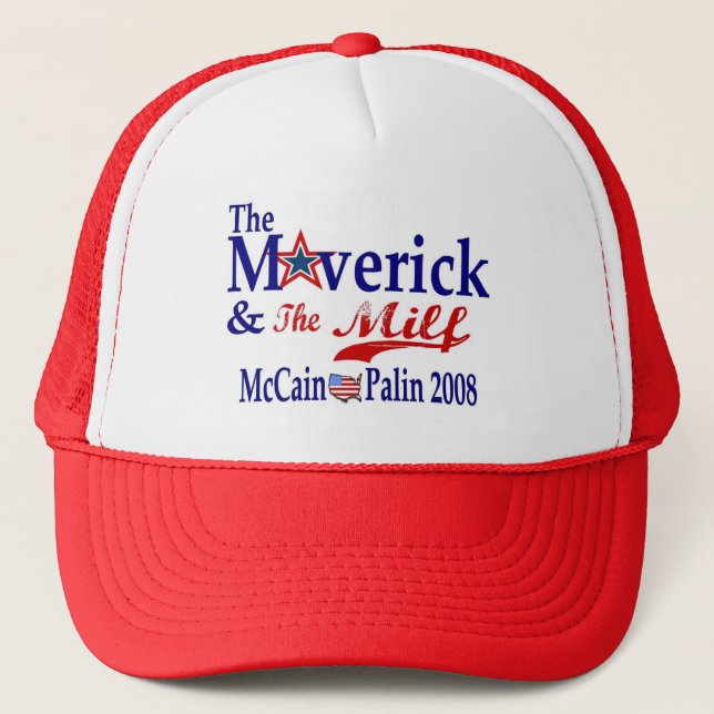 maverick and milf trucker hat (Front)