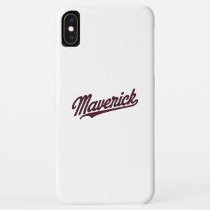 Maverick Typography Art iPhone XS Max Case