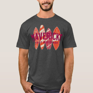 Mavericks Half Moon Bay California Big Wave Surfin T-Shirt