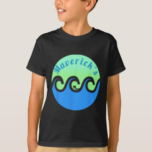 Maverick's Surfing Surf California Beaches  T-Shirt