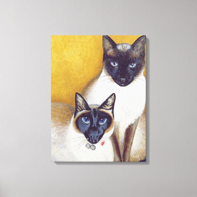 Mavis and Barnaby Canvas Print (Front)