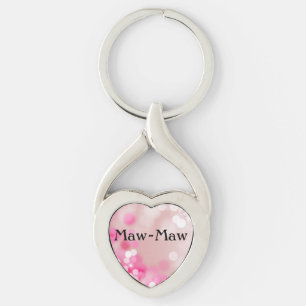 Maw-Maw Heart Keychain Template