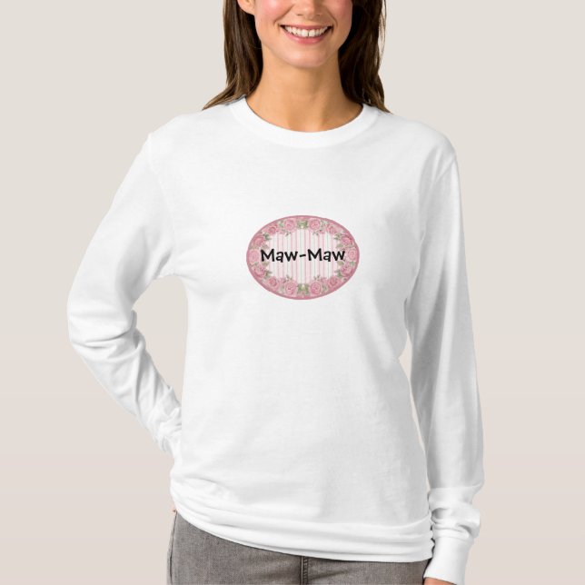 Maw-Maw T-Shirt template (Front)