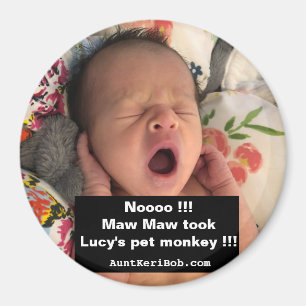 Maw Maw took Lucy's pet monkey Magnet