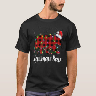 Mawmaw Bear Buffalo Red Plaid Matching Family Chri T-Shirt