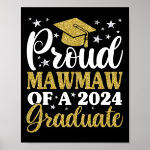 Mawmaw Of A Cl Of 2024 Graduate Senior Graduation Poster