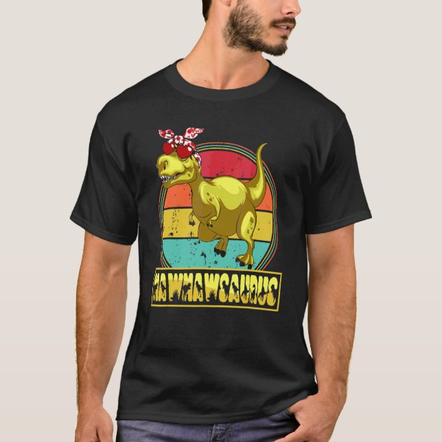 Mawmawsaurus Rex Dinosaur  Mother's Day Family 1 T-Shirt (Front)