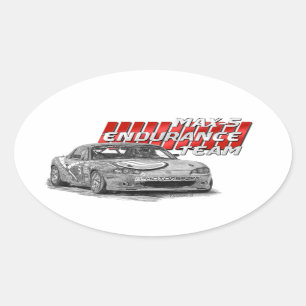 MAX-5 Enduro Team Oval Sticker