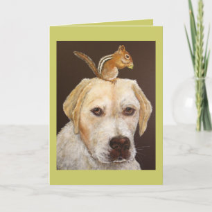 Max and Mr. Chipmunk card