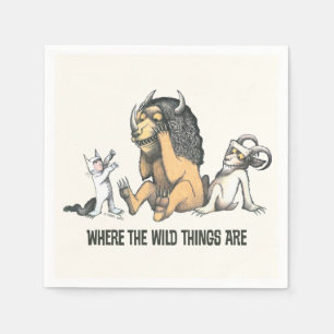 Max and the Wild Things Playing Napkin