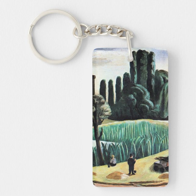 Max Beckmann - Seascape with Poplars, Key Ring (Front)