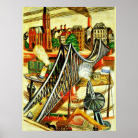 Max Beckmann - The Iron Bridge, fine art painting
