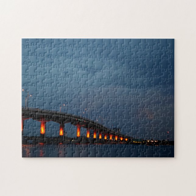 Max Brewer Bridge, Titusville, Florida Jigsaw Puzzle (Horizontal)