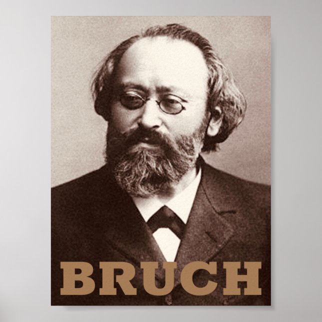 Max Bruch Poster (Front)