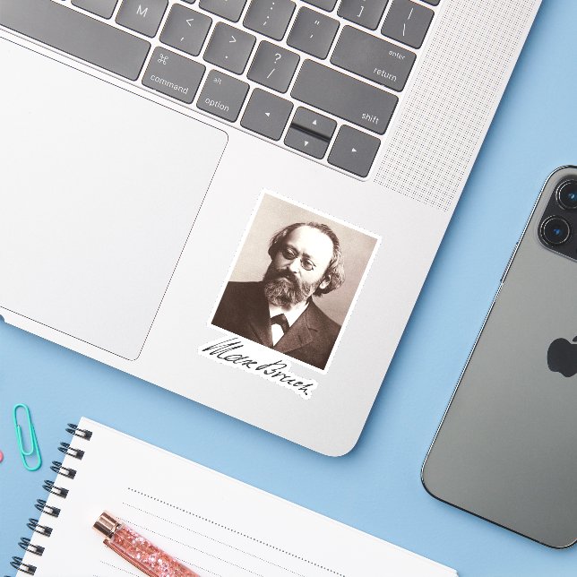 Max Bruch - signature (Laptop w/ iPhone)