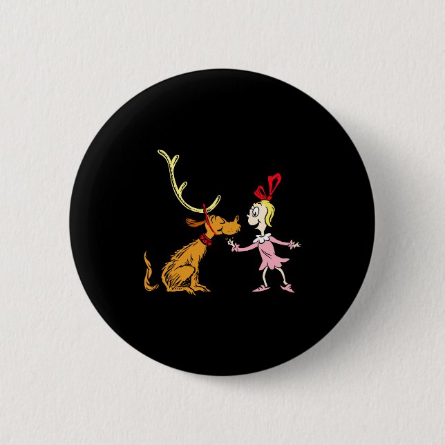 Max Cindy Lou Who Toddler  6 Cm Round Badge (Front)