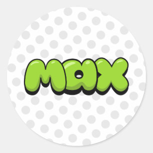 Max Classic Round Sticker