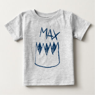 Max & Crown Sketch Baby T-Shirt