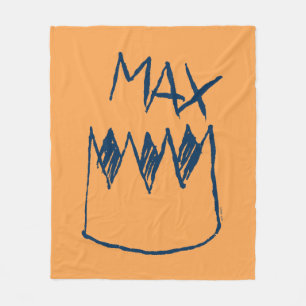 Max & Crown Sketch Fleece Blanket