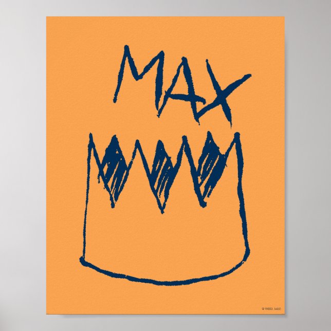 Max & Crown Sketch Poster (Front)