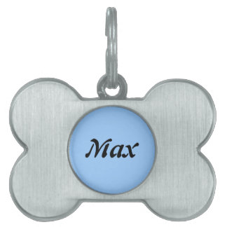 Max Dog's Name Tag
