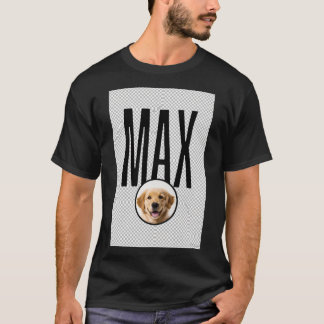 MAX - Golden Retriever Dog Photo T-Shirt