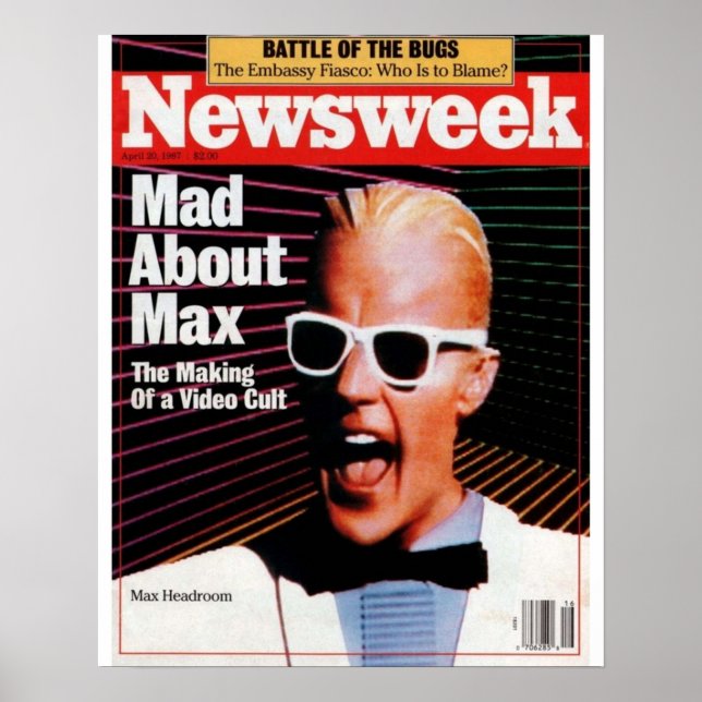 Max Headroom Poster (Front)