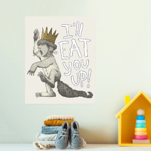 Max   I'll Eat You Up! Foil Prints