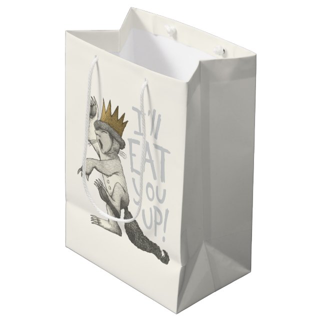 Max | I'll Eat You Up! Medium Gift Bag (Front Angled)
