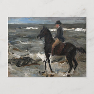 Max Liebermann- Rider on the Beach Postcard