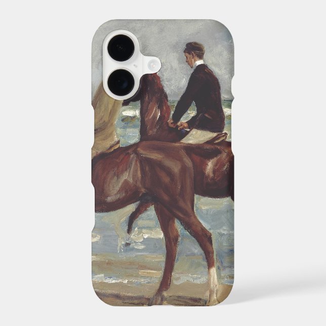 Max Liebermann: Two Riders on the Beach Art (Back)