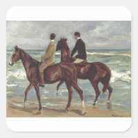 Max Liebermann: Two Riders on the Beach Art