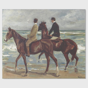 Max Liebermann: Two Riders on the Beach Art Wrapping Paper