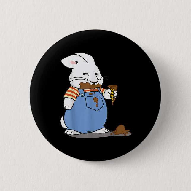 Max Melted Ice Cream Birthday Decorations Ruby  6 Cm Round Badge (Front)