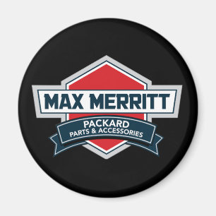 Max Merritt Auto Parts Magnet Standard Logo