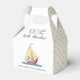 Max   One Wild Adventure 1st Birthday  Favour Box