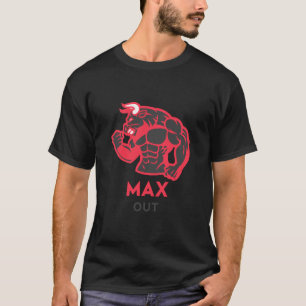 Max Out Bull Bodybuilding Shirt