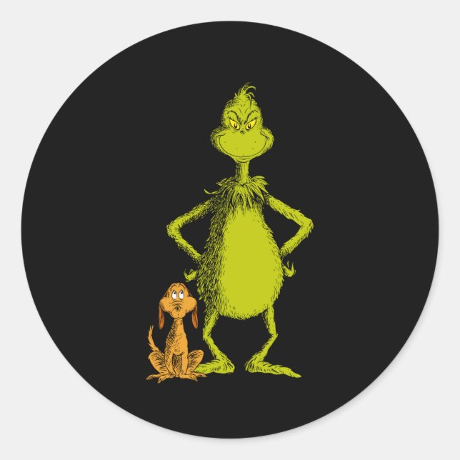 Max Stance  Classic Round Sticker (Front)