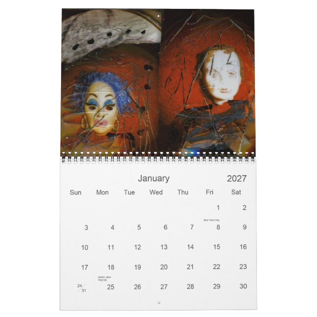 Max Sturdivant Calendar (Jan 2027)