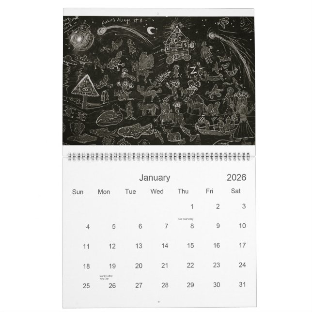 Max Sturdivant - New Work 2009 Cal... - Customised Calendar (Jan 2026)