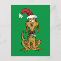 Max the Dog in Santa Hat